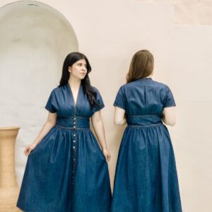 Indigo Midi Denim Dress